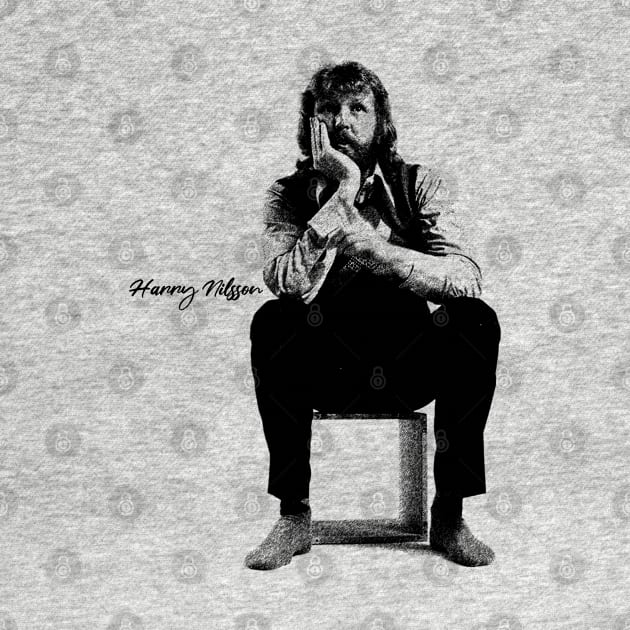 Harry Nilsson Retro Vintage by GekNdangSugih